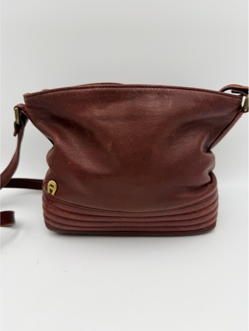 Etienne Aigner Vintage Oxblood Womens Shoulder Bag Purse VTG